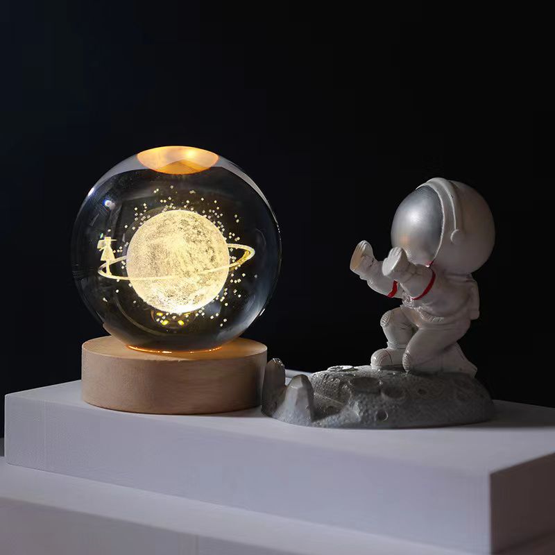 Lampara Bola de Cristal led 3D OFERTA!