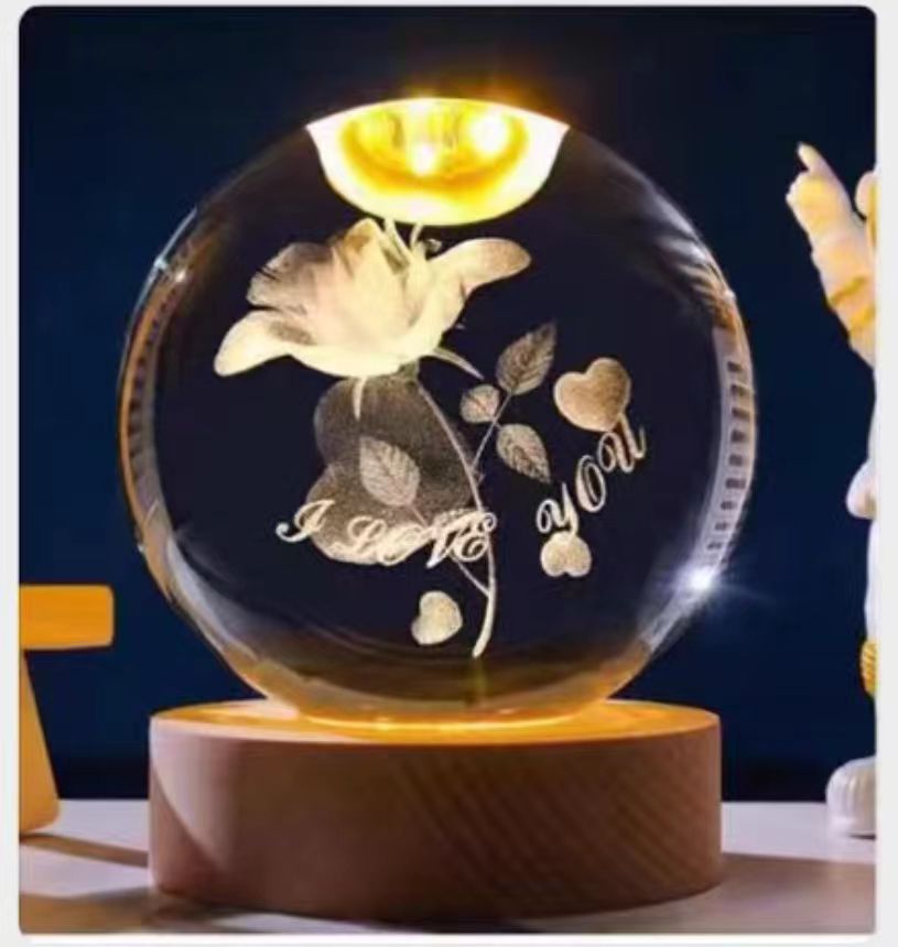 Lampara Bola de Cristal led 3D OFERTA!