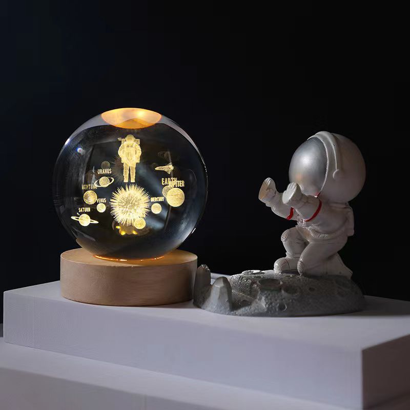 Lampara Bola de Cristal led 3D OFERTA!