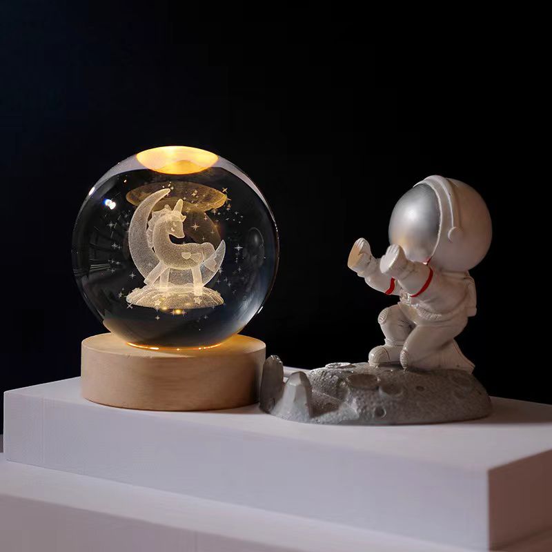 Lampara Bola de Cristal led 3D OFERTA!