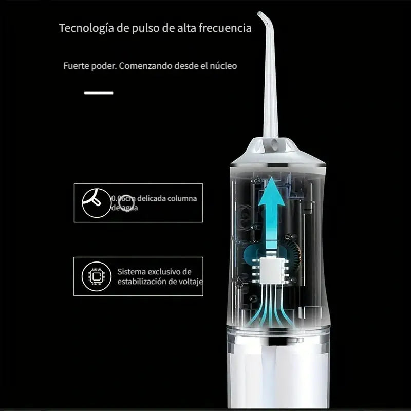 IRRIGADOR PROFESIONAL ORAL ANTISARRO RECARGABLE 4 BOQUILLAS ¡SUPER PROMO!