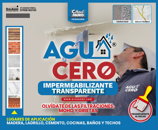 AGUA-CERO IMPERMEABILIZANTE INVISIBLE EXTRA FUERTE x 520 GR