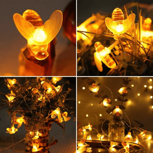 MAGIC SOLAR LIGHTS ABEJA X 5 MTS-   ¡SUPER PROMO!